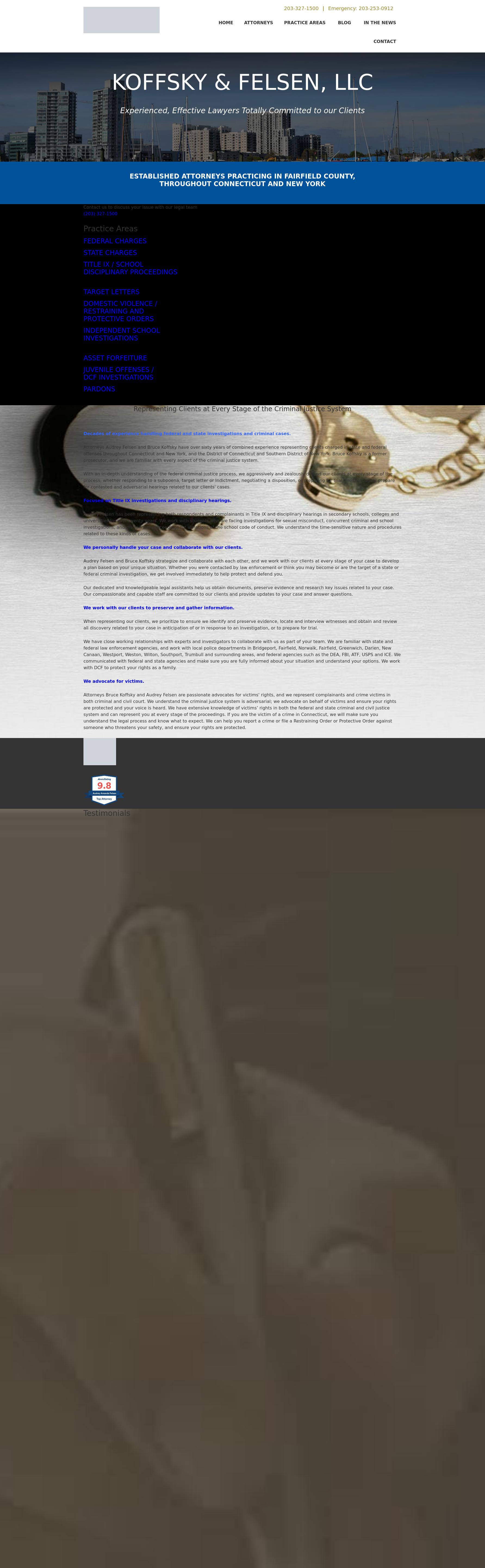 Koffsky & Felsen, LLC - Stamford CT Lawyers