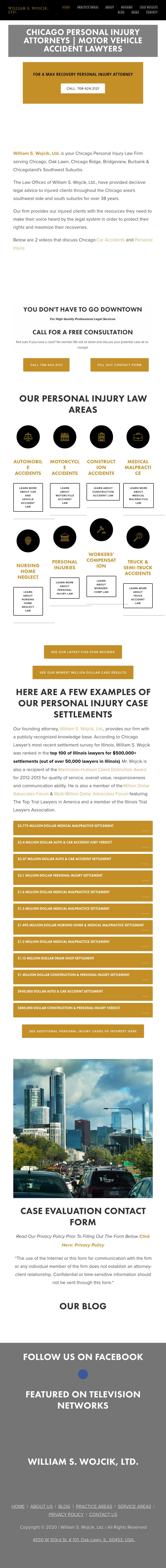 Law Office of William S. Wojcik, Ltd. - Oak Lawn IL Lawyers