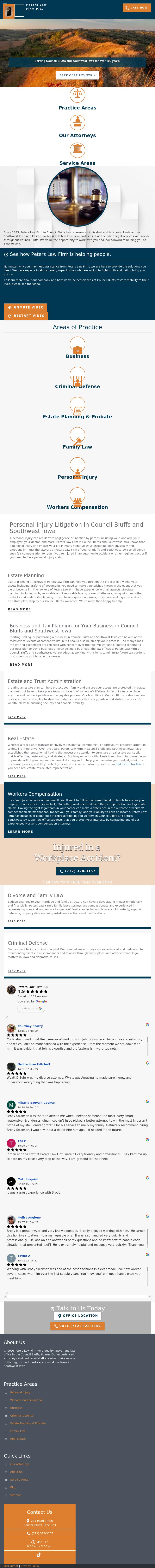 Peters, Law, Firm, P.C. - Glenwood IA Lawyers