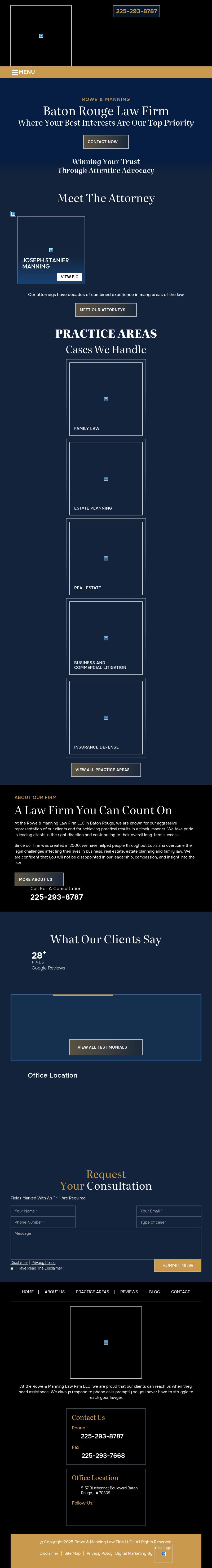Rowe Law Firm - Baton Rouge LA Lawyers