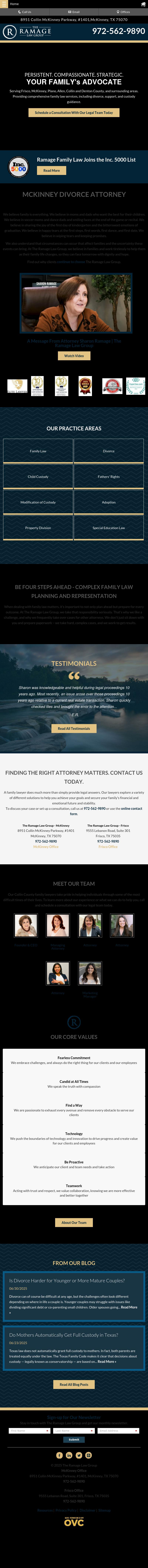 Sharon M. Ramage, P.C. - Frisco TX Lawyers