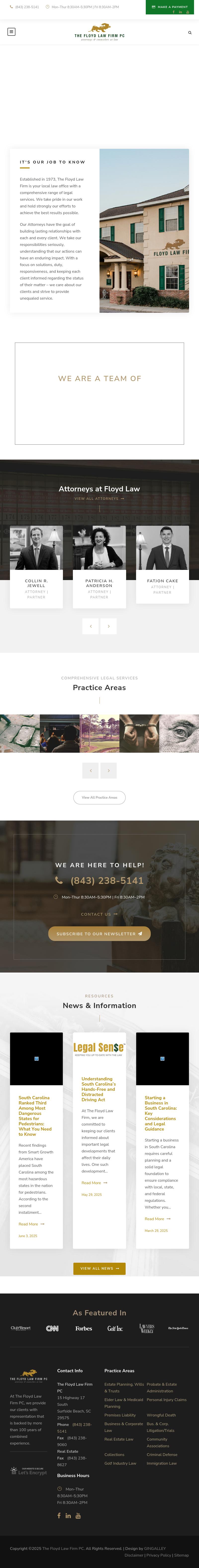 The Floyd Law Firm PC - Surfside Beach SC Lawyers