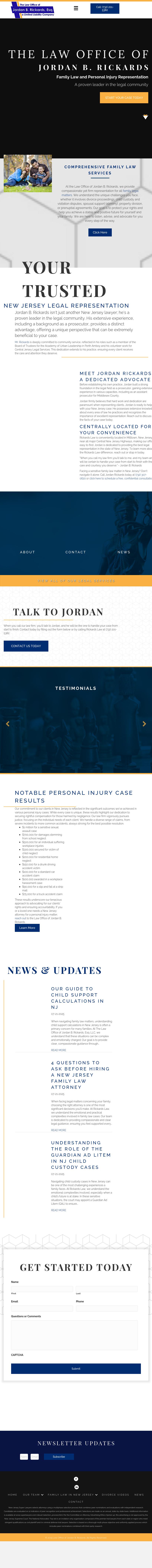 The Law Office of Jordan B. Rickards - Milltown NJ Lawyers