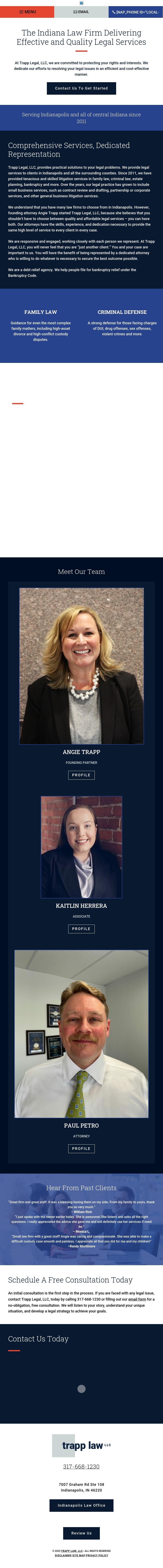 Trapp Law, LLC - Indianapolis IN Lawyers