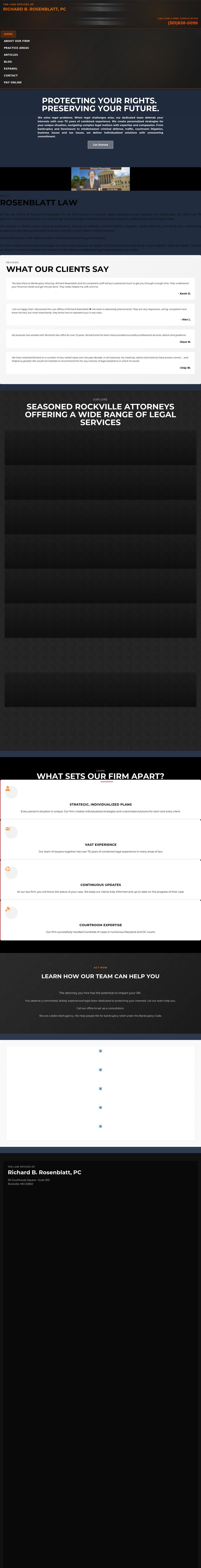 The Law Offices of Richard B. Rosenblatt, PC - Rockville MD Lawyers