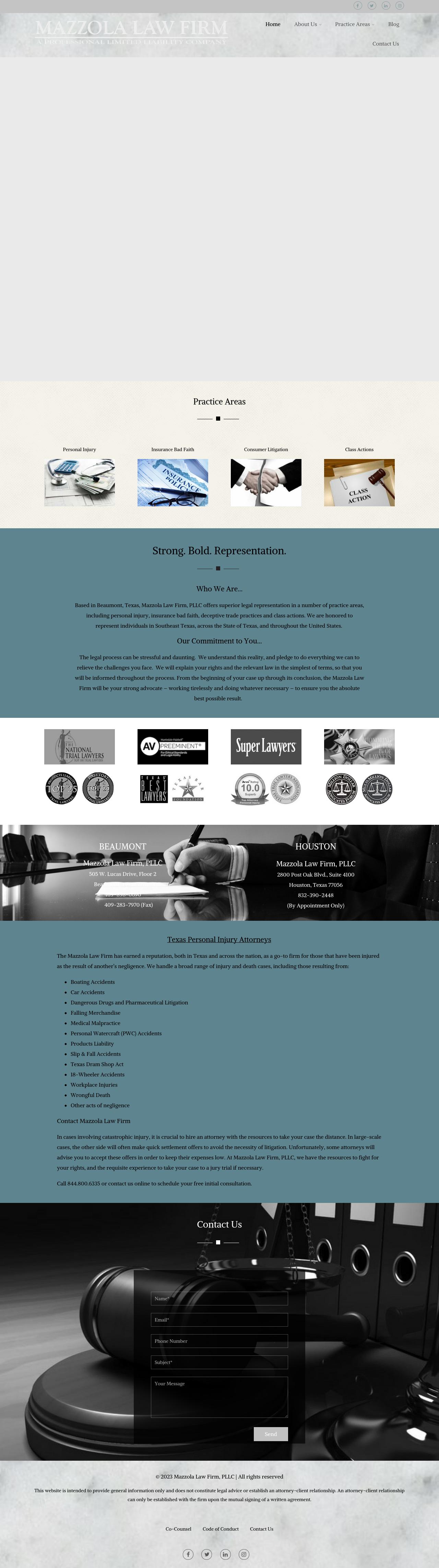 The Mazzola Law Firm, PLLC - Beaumont TX Lawyers