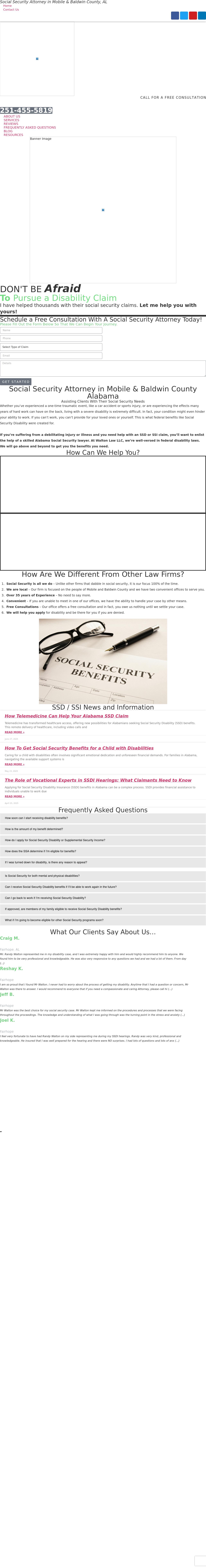 Walton Law LLC - Mobile AL Lawyers